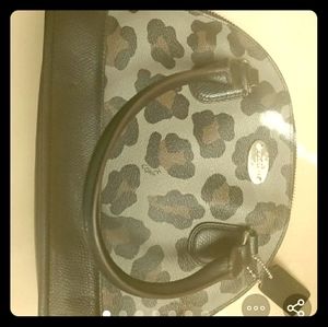 Ladies coach small cross body animal print